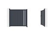 CASANOOV - Casanoov Portail battant 3,5 m GIONA H.180 aluminium gris - vignette