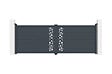 CASANOOV - Casanoov Portail battant 4 m SUNNY H.140  cm aluminium gris - vignette