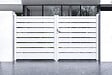 CASANOOV - Casanoov Portail battant 3 m VOGEL H.160 aluminium blanc - vignette