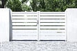 CASANOOV - Casanoov Portail battant 3 m VOGEL H.160 aluminium blanc - vignette