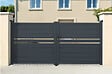 CASANOOV - Casanoov Portail battant 3,5 m CIMONE H.140 aluminium gris - vignette