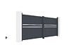 CASANOOV - Casanoov Portail battant 3,5 m CIMONE H.140 aluminium gris - vignette