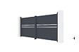 CASANOOV - Casanoov Portail battant 3,5 m CIMONE H.140 aluminium gris - vignette
