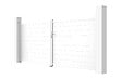CASANOOV - Casanoov Portail battant 4 m EIGER H.160  cm blanc aluminium - vignette