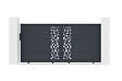 CASANOOV - Casanoov Portail battant aluminium coulissant 3 m RUIVO H.140  cm gris - vignette