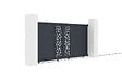 CASANOOV - Casanoov Portail battant aluminium coulissant 3 m RUIVO H.140  cm gris - vignette
