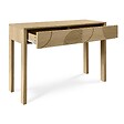 SICAAN - Sicaan Console scandinave 100  cm 2 tiroirs finition chêne SASKIA - vignette