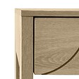 SICAAN - Sicaan Console scandinave 100  cm 2 tiroirs finition chêne SASKIA - vignette