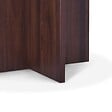 SICAAN - Sicaan Table basse en verre transparent moderne GIULIA noyer - vignette