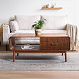 SICAAN - Sicaan Table basse noyer MILO style rétro - vignette