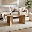 SICAAN - Sicaan Table basse scandinave 100  cm finition chêne SVEN - vignette