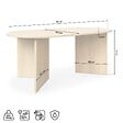 SICAAN - Sicaan Table basse scandinave 100  cm finition chêne SVEN - vignette