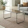 SICAAN - Sicaan Table basse métal style contemporain AMAYA verre marron - vignette