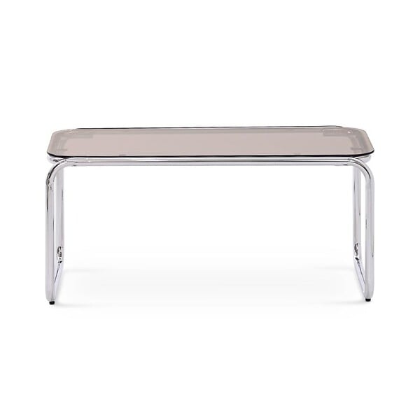 SICAAN - Sicaan Table basse métal style contemporain AMAYA verre marron - large