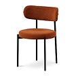 SICAAN - Sicaan Lot de 2 chaises terracotta modernes IRIS velours côtelé - vignette