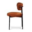 SICAAN - Sicaan Lot de 2 chaises terracotta modernes IRIS velours côtelé - vignette