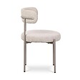 SICAAN - Sicaan Lot de 2 chaises Contemporaines GABY en Tissu Chenille Beige - vignette