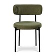 SICAAN - Sicaan Lot de 2 Chaises modernes IRIS velours côtelé kaki - vignette