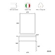 KIAMAMI VALENTINA - Meuble De Salle De Bains Suspendu 60Cm Avec Tiroir Blanc Et Dessus Anthracite | Sole - vignette