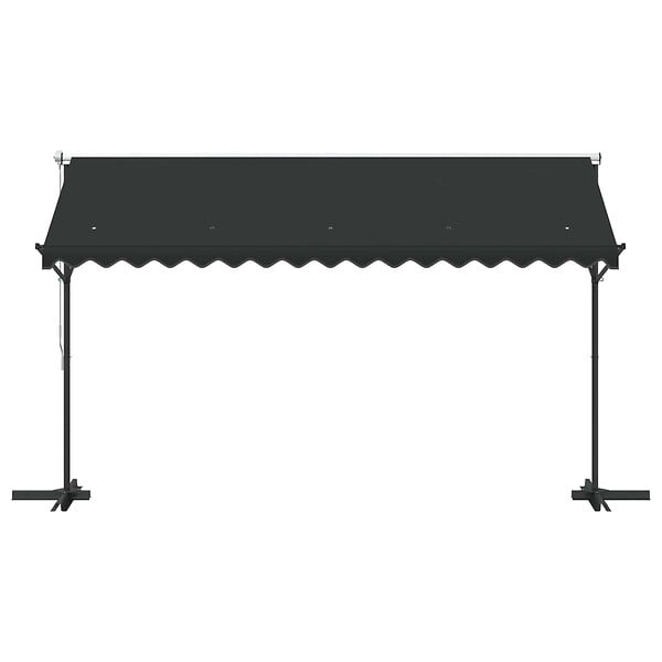 VIDAXL - vidaXL Auvent sur pied 400 x 300 cm Anthracite - large