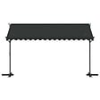 VIDAXL - vidaXL Auvent sur pied 400 x 300 cm Anthracite - vignette