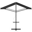 VIDAXL - vidaXL Auvent sur pied 400 x 300 cm Anthracite - vignette