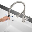 VILLEROY ET BOCH - Robinet cuisine  Steel expert compact acier massif + nettoyant - vignette