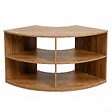OVIALA - Meuble TV effet bois 120X59 cm style scandinave bois clair  - Luke - vignette