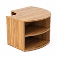 OVIALA - Meuble TV effet bois 120X59 cm style scandinave bois clair  - Luke - vignette