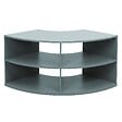 OVIALA - Meuble TV d'angle 120X59 cm vert foncé - Luke - vignette