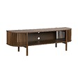 OVIALA - Meuble TV bohème 160 cm effet bois foncé - Marcus - vignette