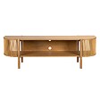 OVIALA - Meuble TV bohème 160 cm effet bois clair - Marcus - vignette