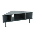 OVIALA - Meuble TV effet bois 120x55 cm style scandinave vert foncé - Brady - vignette