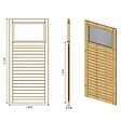 ALTANKA - Panneau pour pergola 1,01x2,17m - ALT15 - vignette