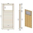ALTANKA - Panneau pour pergola 1,01x2,17m - ALT15 - vignette