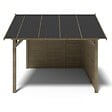 ALTANKA - Pergola de jardin 4.04x4.04m avec panneaux - traité - ALT125 - vignette