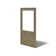 ALTANKA - Pergola de jardin 4.04x4.04m avec panneaux - traité - ALT126 - vignette