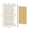 ALTANKA - Panneau plein pour pergola 1,01x2,17m - ALT14 - vignette