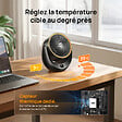 DREO - Chauffage soufflant Heater 715 2000 W - Noir - vignette