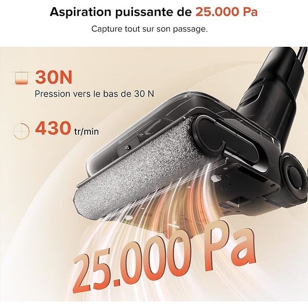 ROBOROCK - Aspirateur laveur F25 ACE Pro JetFoaming - large