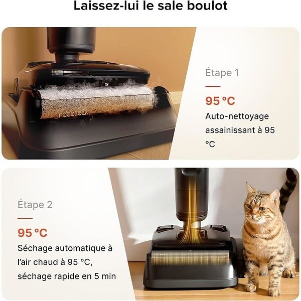 ROBOROCK - Aspirateur laveur F25 ACE Pro JetFoaming - large