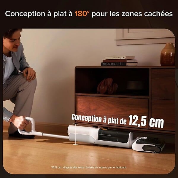 ROBOROCK - Aspirateur laveur F25 RT blanc - large