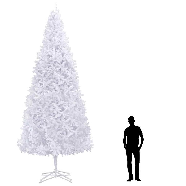 VIDAXL - vidaXL Sapin de Noël artificiel 500 cm Blanc - large