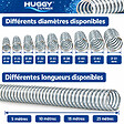 HUGGY TUYAUX - Tuyau d'aspiration ALIFLEX Ø 32 mm - Longueur 25 mètres - vignette
