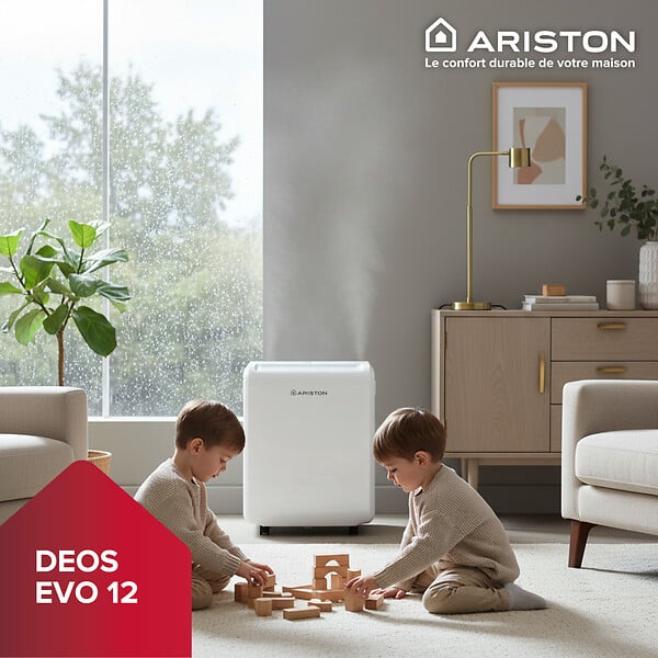 ARISTON - Déshumidificateur 12l/jour - Ariston DEOS EVO 12 - large