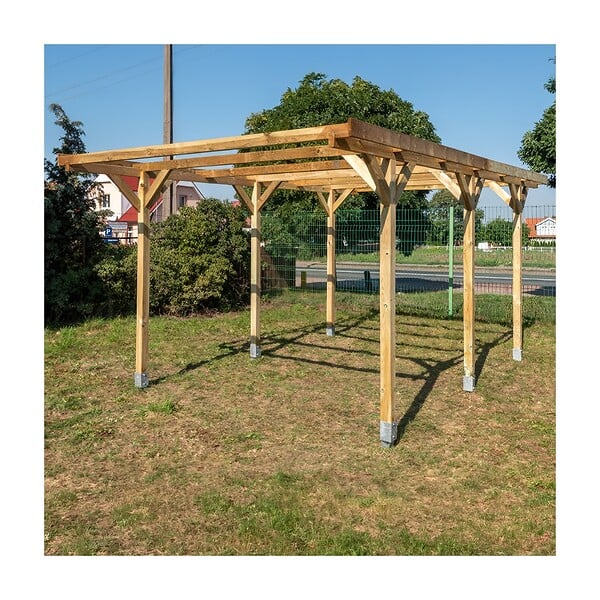 ALTANKA - Carport, abri de voiture  3.04x5.12 m - 15.57 m2 - CAR16 - large