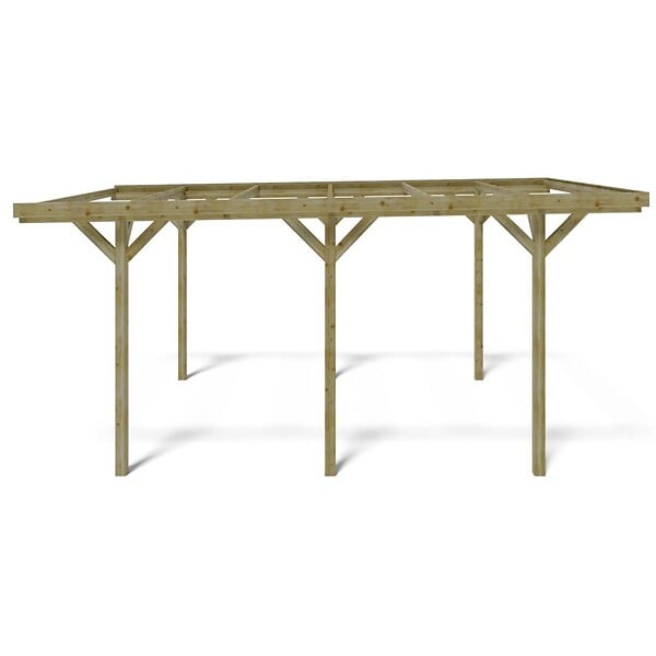 ALTANKA - Carport, abri de voiture  3.04x5.12 m - 15.57 m2 - CAR16 - large