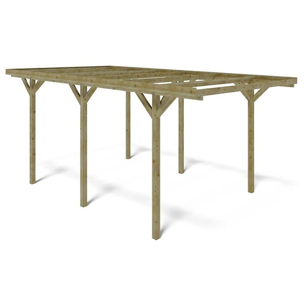 ALTANKA - Carport, abri de voiture  3.04x5.12 m - 15.57 m2 - CAR16 - large