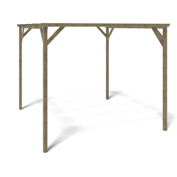 ALTANKA - Carport, abri de voiture  3x3 m - 9 m2 - CAR12 - large