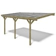 ALTANKA - Carport, abri de voiture  3x5.24 m - 15 m2 - couverture PVC  - CAR7-2PVCTR - vignette